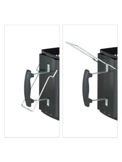 Anzündkamin in Schwarz