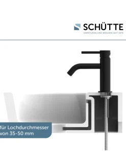 ARAGON Standventil, Schwarz matt