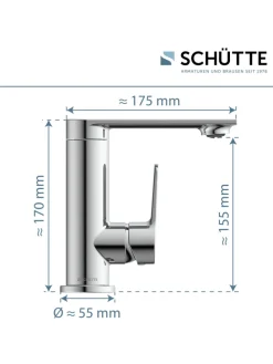 ARIZONA Waschtischarmatur, Chrom