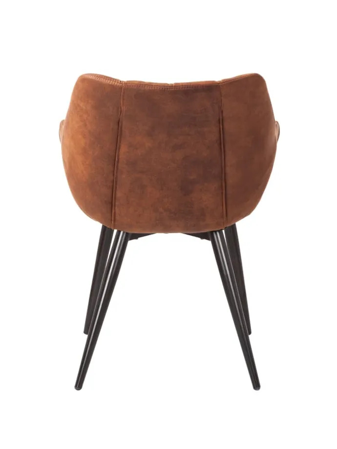 Armlehnenstuhl Lamppi II in Cognac