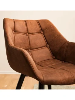 Armlehnenstuhl Lamppi II in Cognac