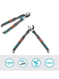 Astschere ''TeleCut'' in Grau - (L)67 x (B)18 cm