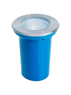 Außen Bodeneinbaustrahler "SUELO" in stahl-blank