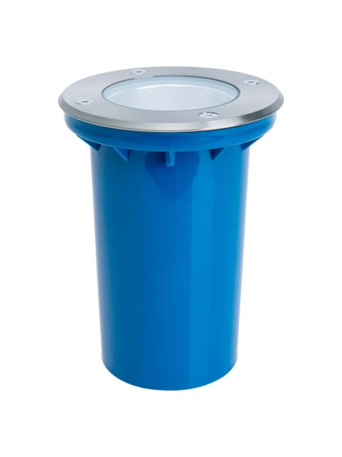 Außen Bodeneinbaustrahler "SUELO" in stahl-blank