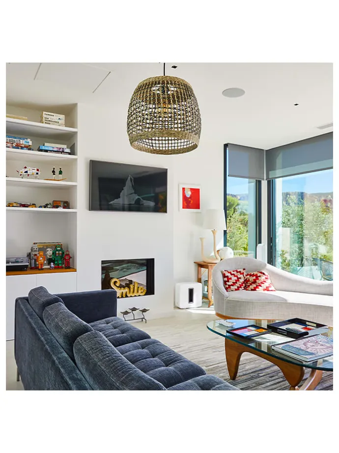 Außenleuchte "Cesare" in Hellbraun - (H)28 x Ø 35 cm