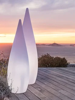 Außenleuchte "Classy" in Weiß - (H)150 cm