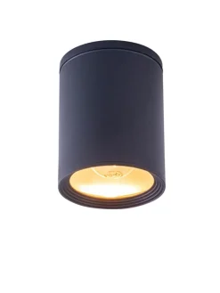 Außenleuchte "Cosmos" in Dunkelgrau - Ø 11 cm