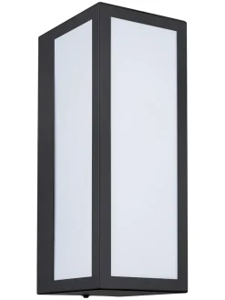 Außenleuchte "Gundula" in Schwarz - (B)14 x (H)32 x (T)12 cm