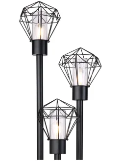 Außenleuchte "Horace" in Schwarz - (H)170 x Ø 44,5 cm