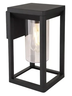 Außenleuchte in Schwarz - (B)15 x (H)27 x (T)15 cm