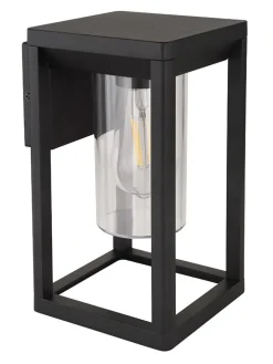 Außenleuchte in Schwarz - (B)15 x (H)27 x (T)15 cm