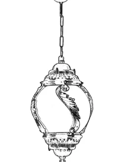 Außenleuchte in Weiß/ Schwarz - (H)85 x Ø 30 cm