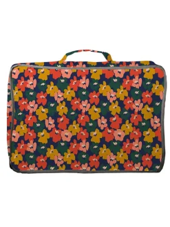 Aufbewahrungsbox "Flowers" in Bunt - (B)36 x (H)11 x (T)25 cm