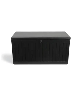 Aufbewahrungsbox in Schwarz - (B)109 x (H)55 x (T)52 cm