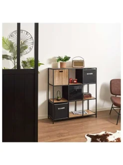 Aufbewahrungskiste in Natur - (B)30 x (H)30 x (T)30 cm