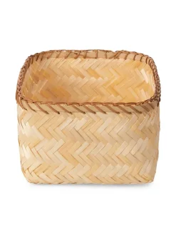 Aufbewahrungskorb "Halong" in Beige - (B)30 x (H)15 x (T)23 cm