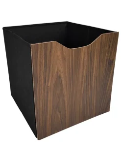 Aufbewahrungskorb in Braun/ Schwarz - (B)30 x (H)30 cm