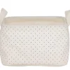Aufbewahrungskorb in Creme - (B)21,5 x (H)12,5 x (T)17 cm