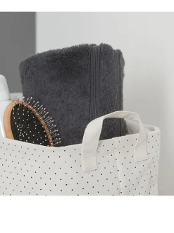 Aufbewahrungskorb in Creme - (B)21,5 x (H)12,5 x (T)17 cm