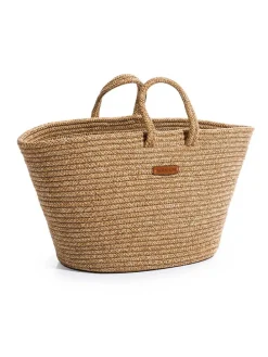 Aufbewahrungskorb in Hellbraun - (H)30 cm