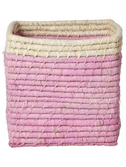 Aufbewahrungskorb in Rosa - (B)20 x (H)20 x (T)20 cm