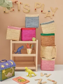 Aufbewahrungskorb in Rosa - (B)20 x (H)20 x (T)20 cm