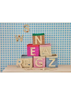 Aufbewahrungskorb in Rosa - (B)20 x (H)20 x (T)20 cm