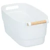 Aufbewahrungskorb in Weiß - (B)33 x (H)18 x (T)15 cm