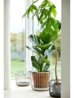 Aufbewahrungskorb "Inu" in Hellgrau - (H)41 x Ø 40,6 cm