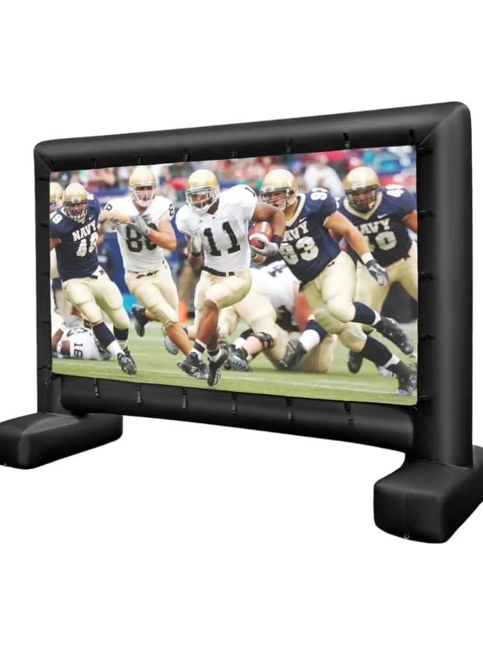 Aufblasbare Beamer Leinwand in Schwarz