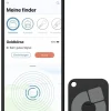 Aufladbarer Bluetooth-Schlüsselfinder "recharge" in schwarz, 3er Pack