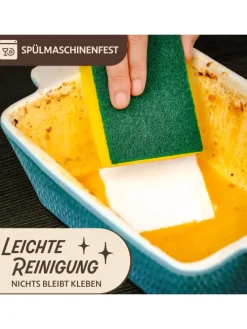 Auflaufform aus Keramik für 2 Personen - Für Lasagne, Tiramisu &