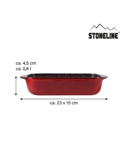 Auflaufform in Rot - (L)23 x (B)15 cm