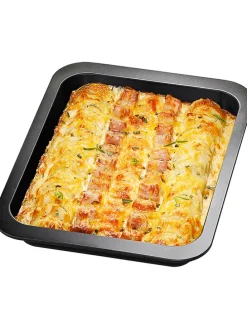 Auflaufform "Tradition" in Schwarz - (B)28 x (T)22 cm