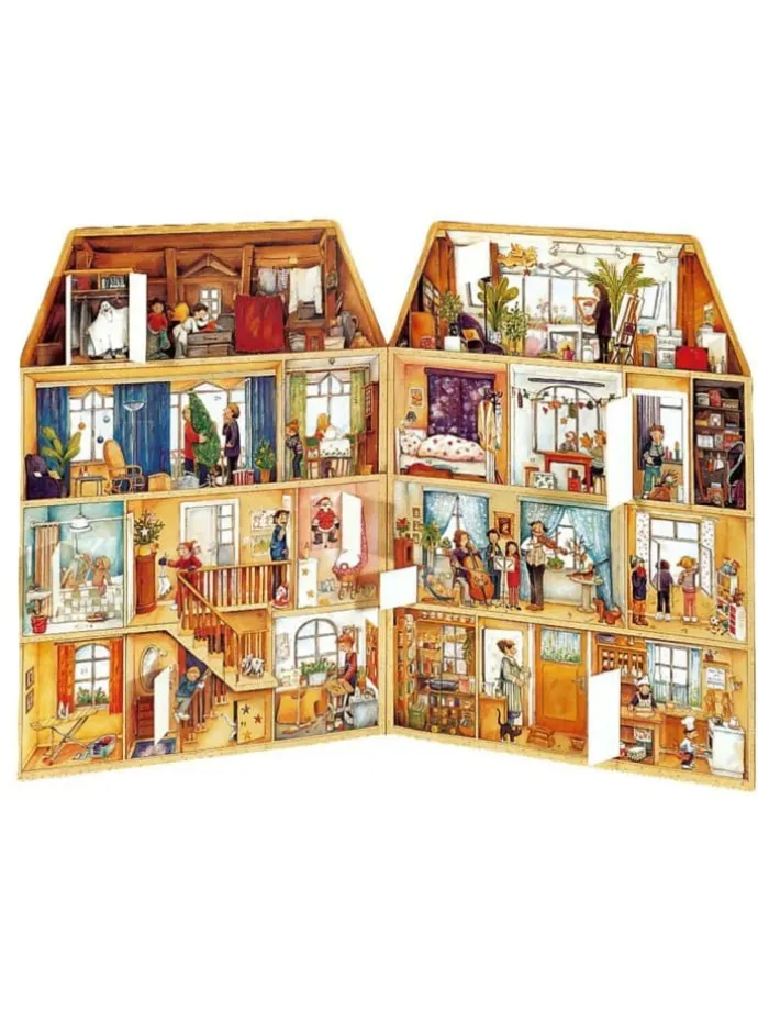 Aufstell-Adventskalender - Im Weihnachtshaus