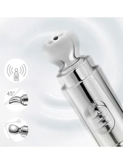 Augenkonturen-Massagegerät in Silber/ Gold