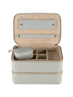 Aurora Schmuckkasten 21 cm in hellgrau