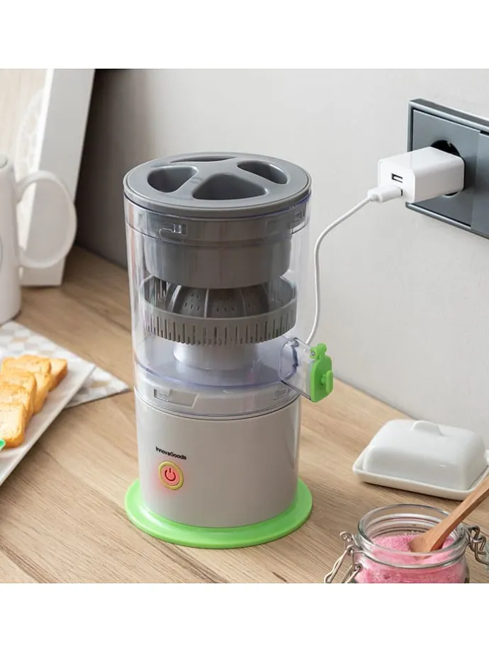 Automatischer Entsafter "Juisso" in Grau/ Grün - 250 ml