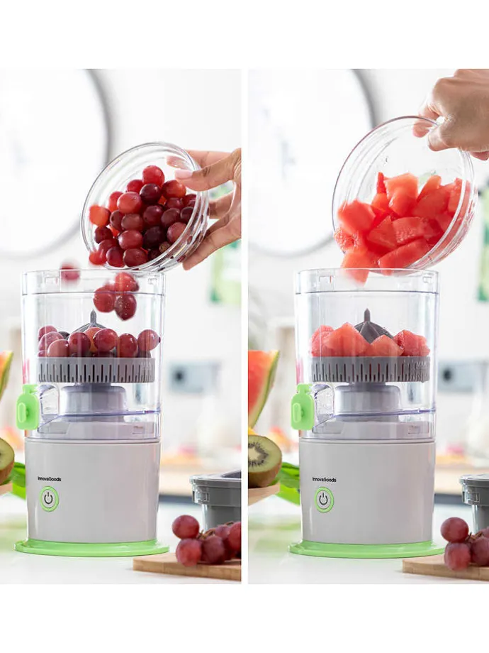Automatischer Entsafter "Juisso" in Grau/ Grün - 250 ml