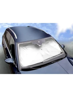 Auto-Sonnenschutz in Silber - (L)73 x (B)138 cm