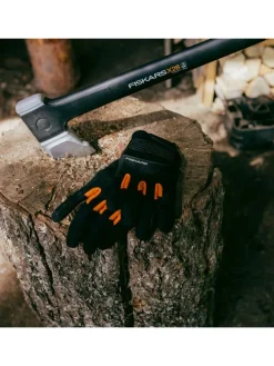 Axt- und Werkzeug-Handschuh in Schwarz