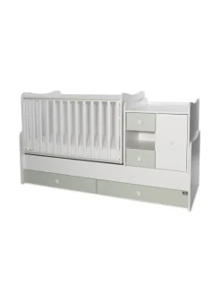 Baby- und Kinderbett Mini Max in grün