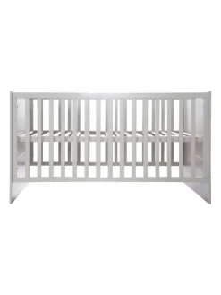 Babyzimmer Set Lea 2-tlg. Holz Beige/Grau mit Bett & Kommode