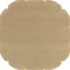 Backfolien-Zuschnitt in Hellbraun - Ø 40 cm