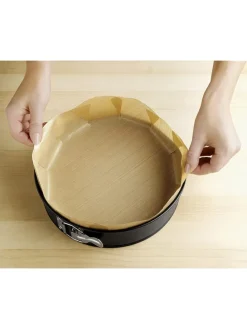 Backfolien-Zuschnitt in Hellbraun - Ø 40 cm