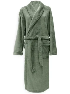 Bademantel "Cara" in Oliv