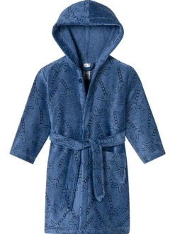Bademantel in Blau