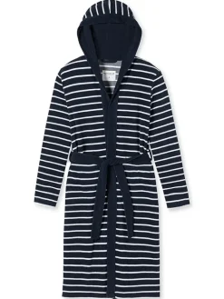 Bademantel in Dunkelblau