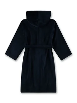 Bademantel in Dunkelblau