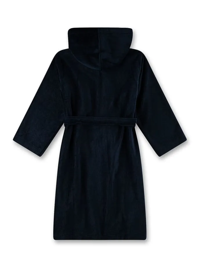 Bademantel in Dunkelblau